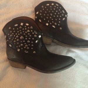 Lucky Brand studded booties